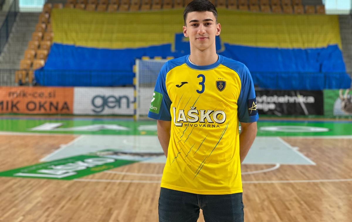 Luka Perić | Celjani so predstavili še eno okrepitev za sezono 2023/24. | Foto RK Celje Pivovarna Laško