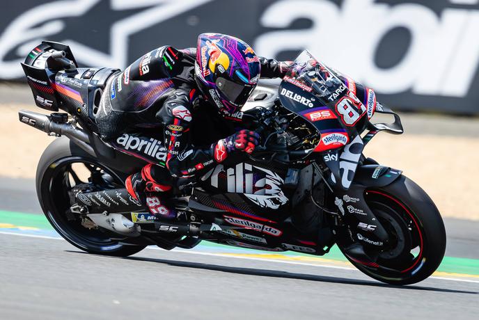 Jorge Martin prvič zmagal z Aprilio, ničla za tovarniški Ducati