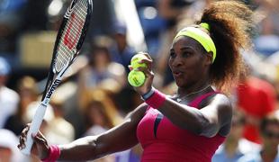 Serena Williams z ogromno prednostjo v New York