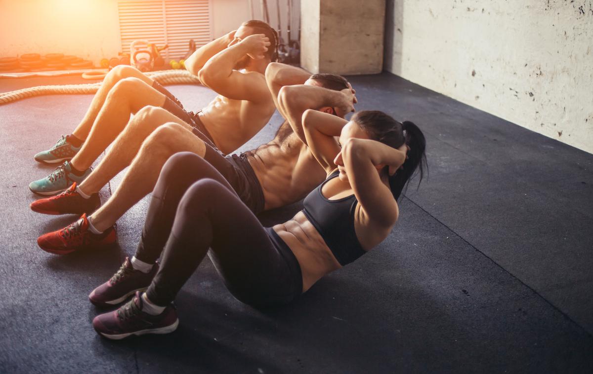 vadba, trening, telovadba, fitnes | Foto Shutterstock
