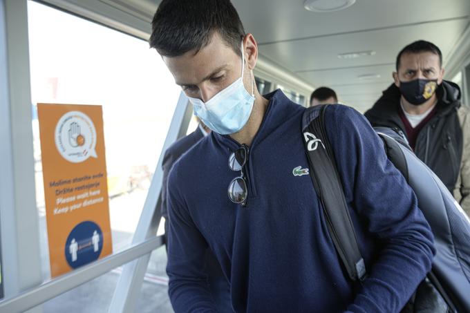 Srbski teniški zvezdnik Novak Đoković, ki so ga včeraj deportirali iz Avstralije, je že prispel v domovino.  | Foto: Guliverimage/Vladimir Fedorenko