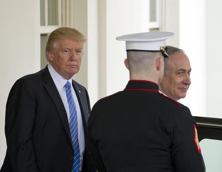 Benjamin Netanjahu vodi Donalda Trumpa. | Foto: Guliverimage