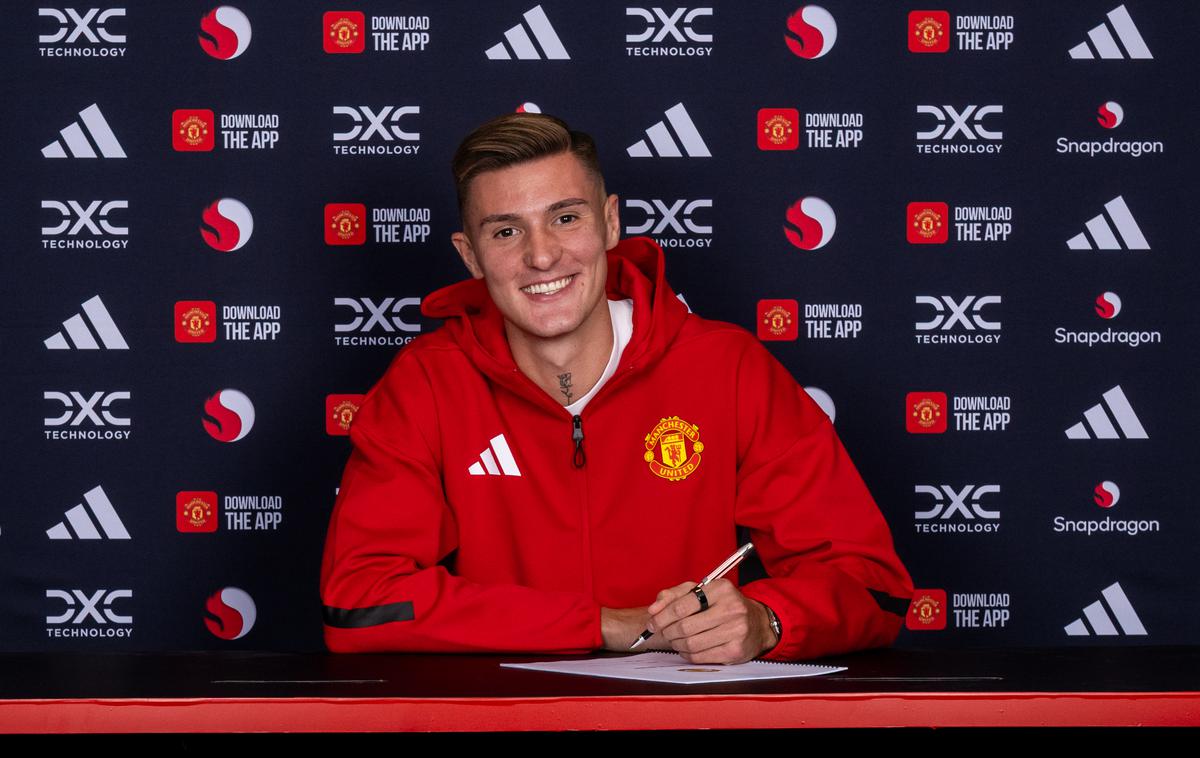 Benjamin Šeško | Benjamin Šeško je novi član Manchester Uniteda. | Foto Manchester United