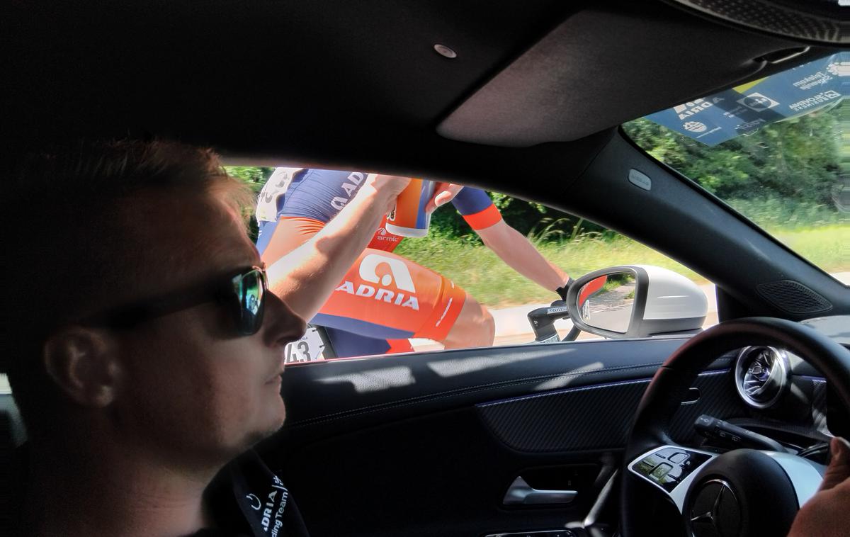 My Tour, nagrajenec | Takole je naš nagrajenec Boštjan Gorišek spremljal prvo etapo letošnje slovenske pentlje. | Foto Osebni arhiv Boštjana Goriška
