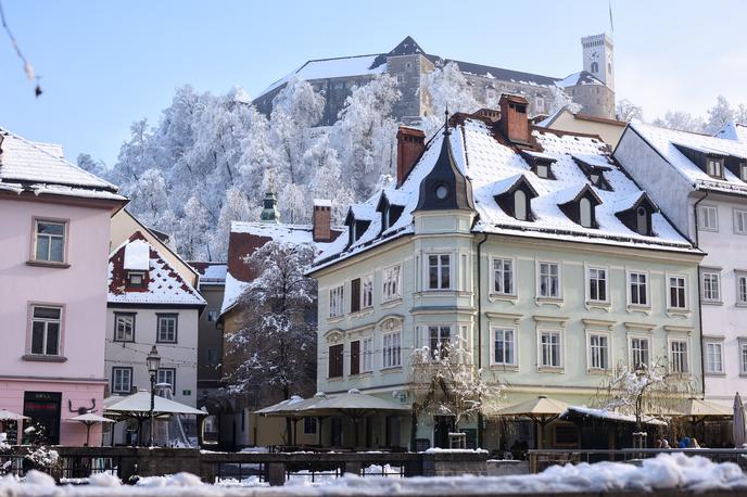sneg Ljubljana | Foto Nebojša Tejič/STA