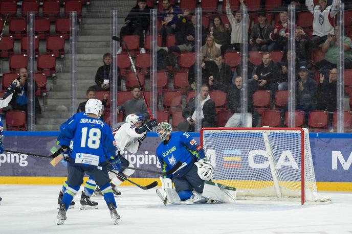 slo nor olimpijske kvalifikacije | Slovenski hokejisti so na drugi tekmi olimpijskih kvalifikacij s 4:7 izgubili z Norvežani in ostali brez možnosti za tretje zaporedne olimpijske igre. | Foto Fredrik Hagen / Norwegian Ice Hockey Association