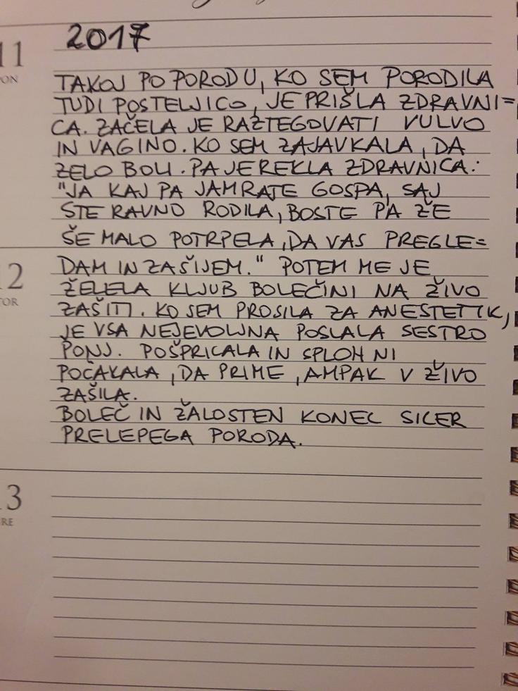 Kavšek je mnenja, da se lahko pritožbe podajo na veliko bolj intimen način, ne pa z udarniško javno metodo, ki zmanjšuje zaupanje v slovensko porodništvo.  | Foto: Prekinimo tišino