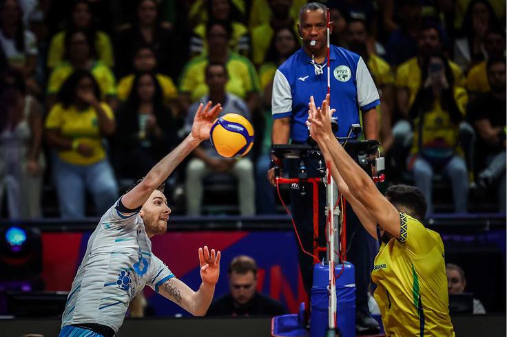 liga narodov Slovenija Brazilija | Foto: VolleyballWorld