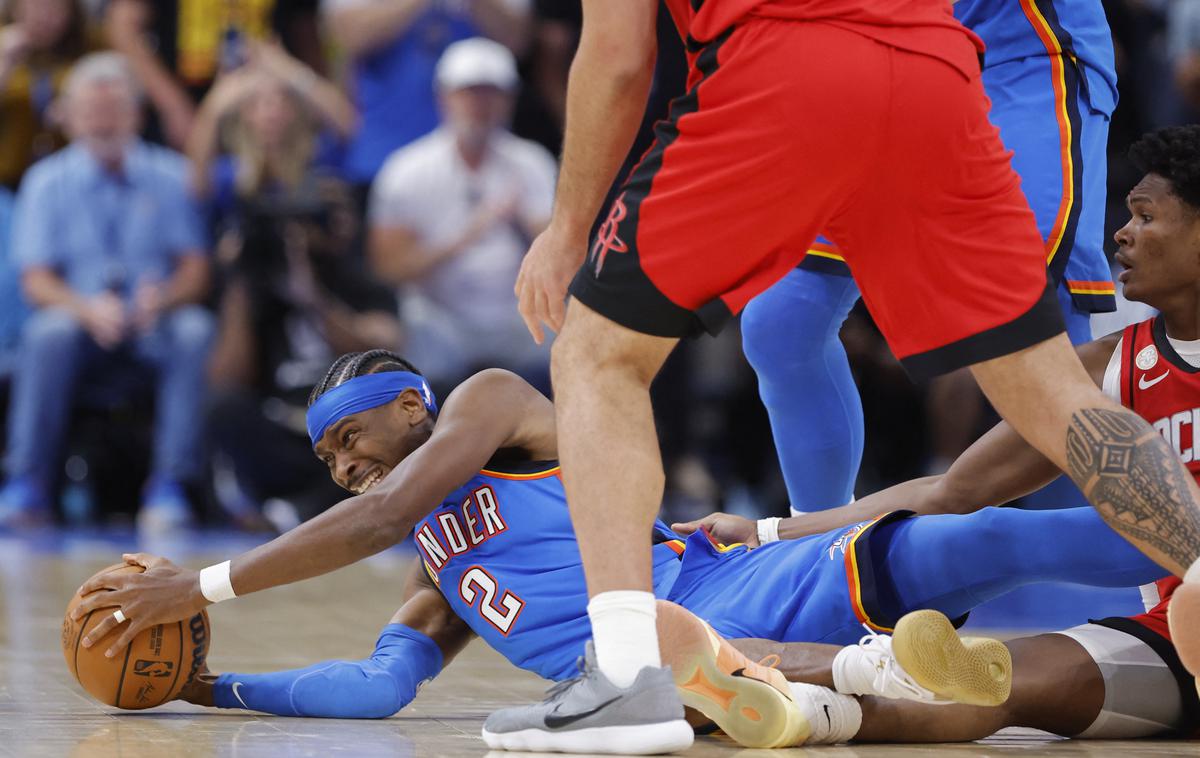 Shai Gilgeous Alexander | Shai Gilgeous Alexander je bil junak vstopa v novo sezono lige NBA. | Foto Reuters