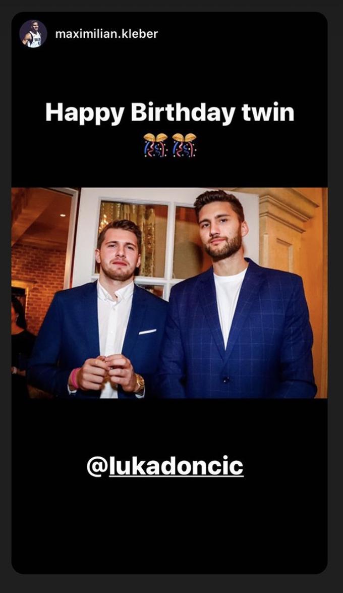 Luka Dončić čestitke Instagram | Foto: 