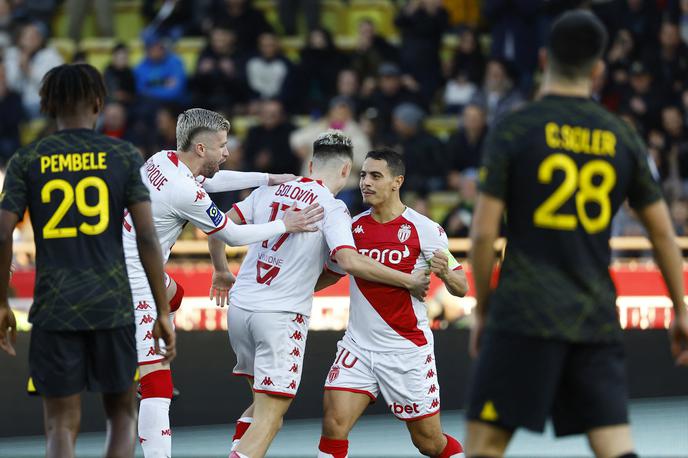 Monaco PSG | Monaco je vse tri zadetke proti PSG dosegel že v prvem polčasu.  | Foto Reuters
