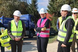 Maribor, gradbišče zahodne obvoznice, Alenka Bratušek