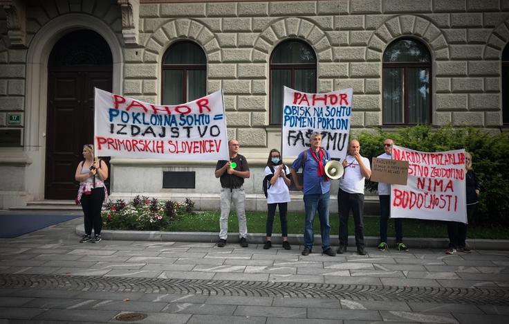Protest v Ljubljani Protest v Ljubljani | Foto: Ana Kovač