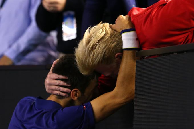 Novak Đoković mu je takoj ponudil pomoč. | Foto: Guliverimage/Getty Images