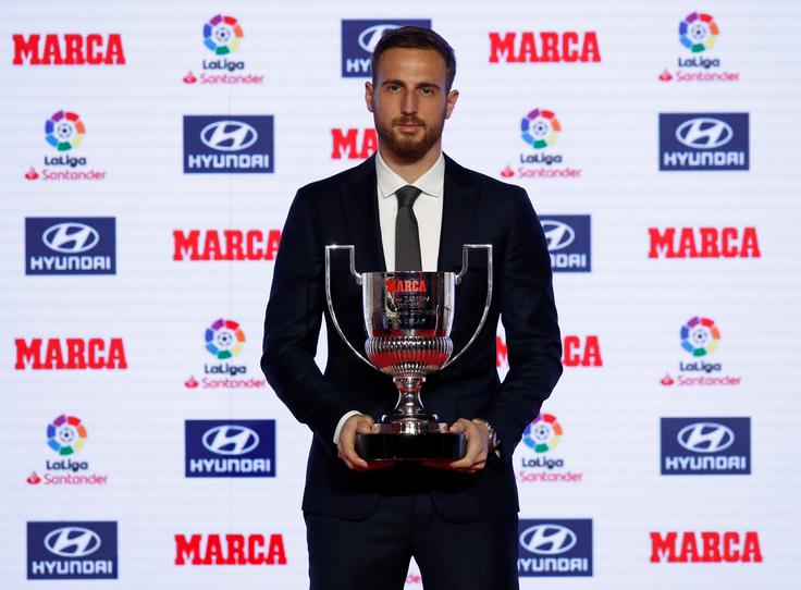 Oblak je nagrado zamora prejel štirikrat v nizu med letoma 2016 in 2019. Letos je prvi favorit za peto, s katero bi izenačil rekord. | Foto: Reuters