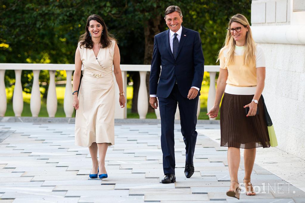 Sprejem OKS Predsednik Pahor Brdo