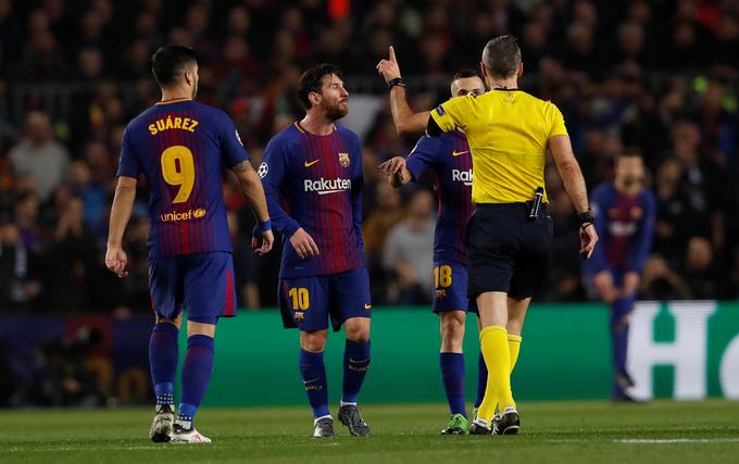 Skomina je Barceloni sodil že drugič v tej sezoni. | Foto: Reuters