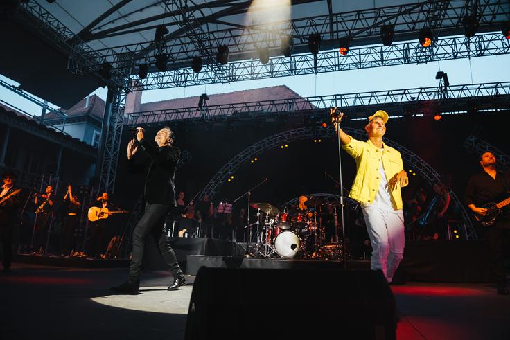Na odru se mu je pridružil Rok Lunaček. | Foto: Gašper Vrabel in Toni Konrad