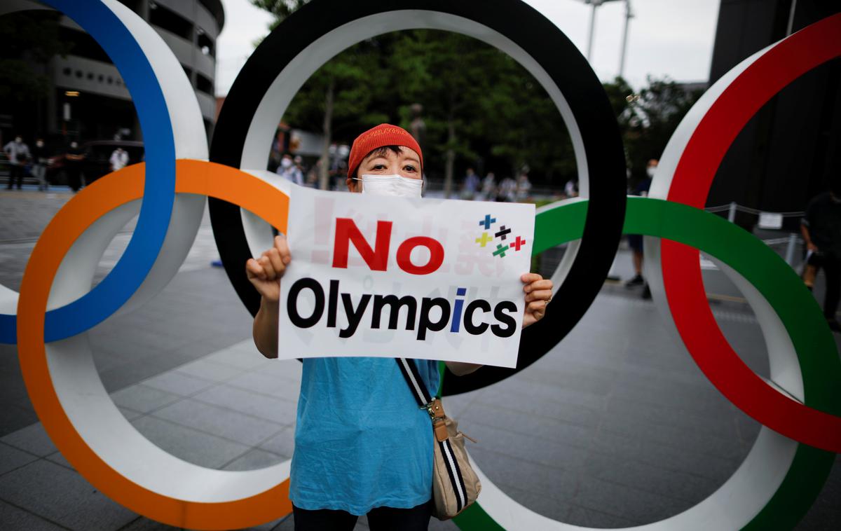 Tokio OI 2021 | Kar 70 odstotkov Japoncev nasprotuje izvedbi olimpijskih iger v Tokiu leta 2021.  | Foto Reuters