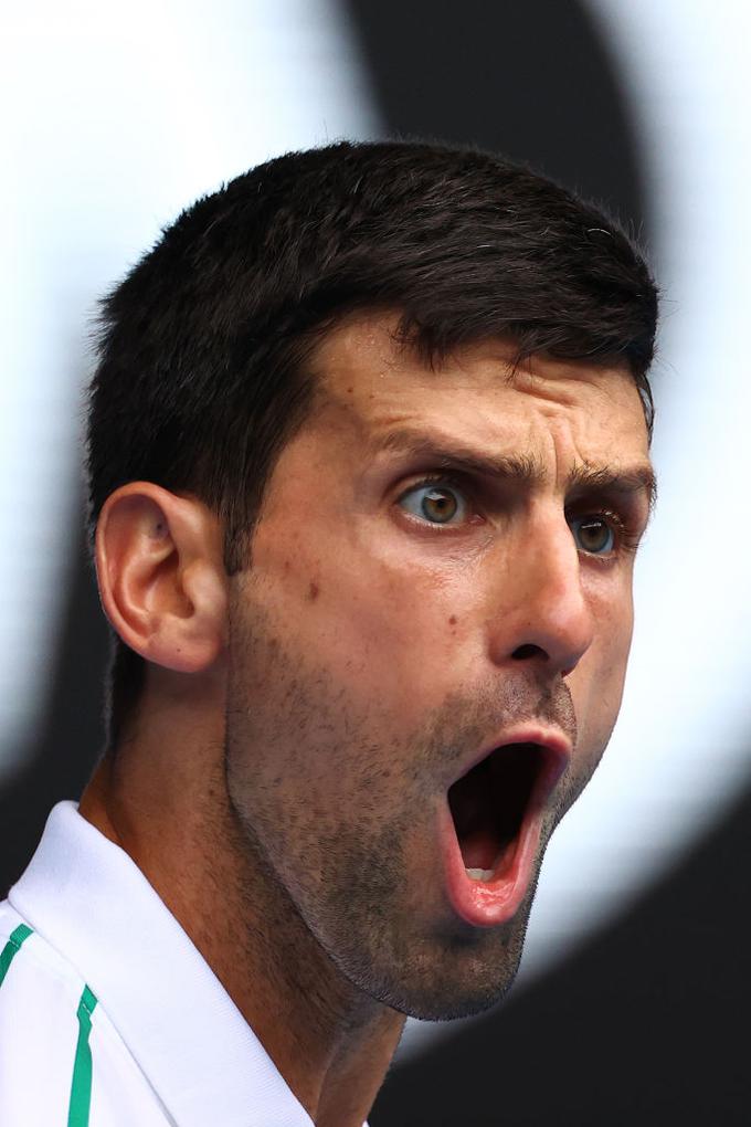 Novak Đoković je velikokrat zelo čustven. | Foto: Gulliver/Getty Images