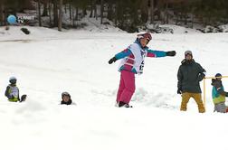 Številni otroci namesto za računalnik na smučanje na Stari vrh  (video)