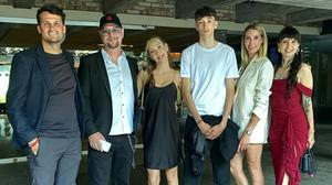 Tomi Meglič poziral z bivšo in zdajšnjo partnerko #foto