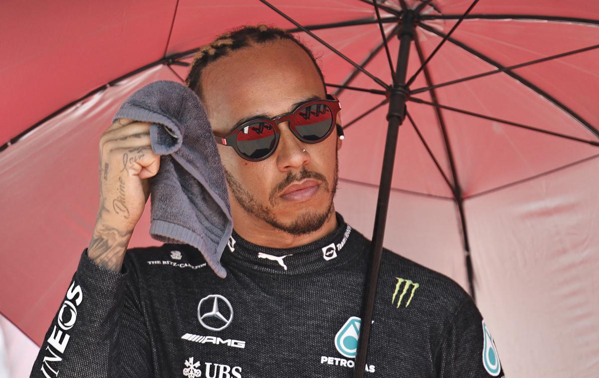 Baku Hamilton Mercedes | Hamilton po četrtem mestu v Bakuju zaseda šesto mesto v letošnjem prvenstvu. | Foto Reuters