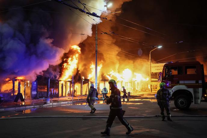 Kijev | Posledice sinočnjega ruskega napada na Kijev | Foto Reuters