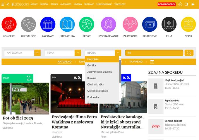 Različne možnosti močno olajšajo iskanje najprimernejših vsebin za vsakega posameznika. | Foto: Siol.net