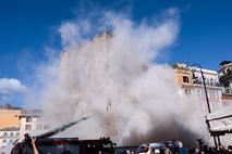 zrušenje stavbe v Rimu