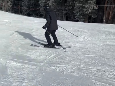 Oče Gorana Dragića prvič smučal pri 64 letih #video