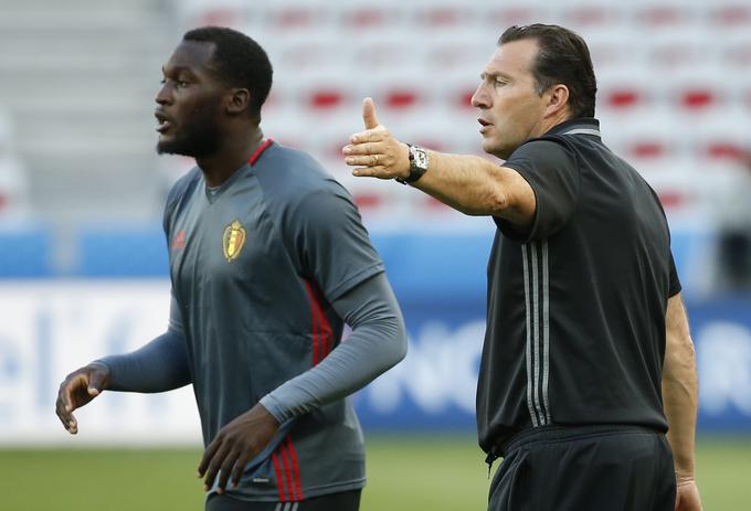 Marc Wilmots in Romelu Lukaku želita nadaljevati prvenstvo. | Foto: 