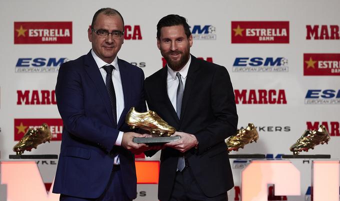 Lionel Messi je bil še šestič najboljši strelec prve španske lige. | Foto: Getty Images
