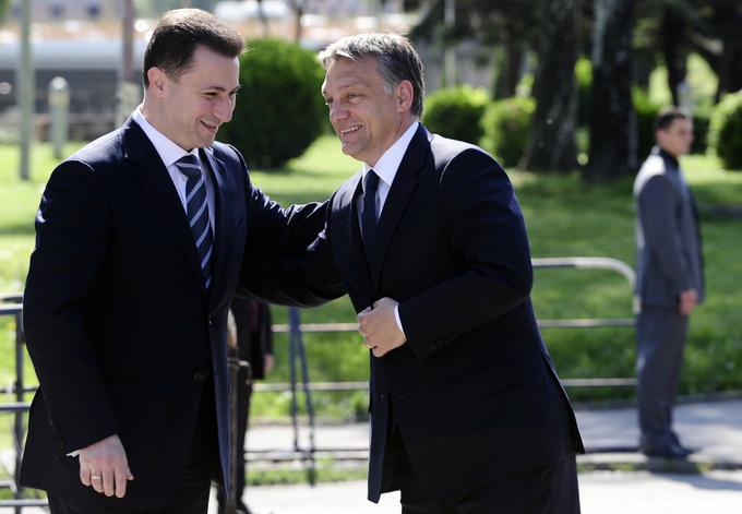 Makedonskemu predsedniku vlade Nikoli Gruevskemu je pri pobegu iz države močno pomagal madžarski premier Viktor Orban. | Foto: Reuters
