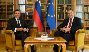 Pahor uradno sprejel novega predsednika DZ Židana
