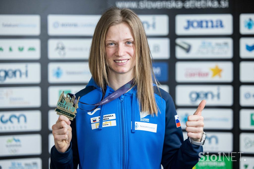 sprejem atletika Tina Šutej Anita Horvat