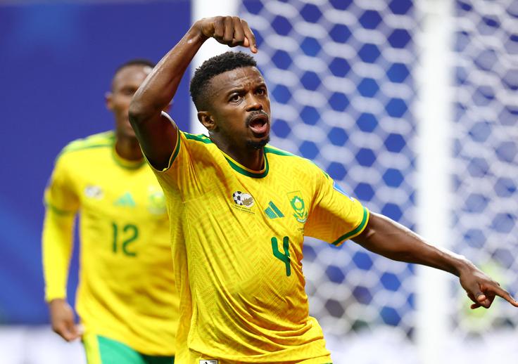 Teboho Mokoena je zadel za 1:1. | Foto: Reuters