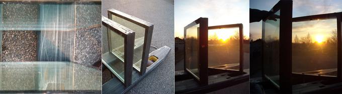 Prototipne izvedbe oken, polnjenih z vodo | Foto: Loughborough University