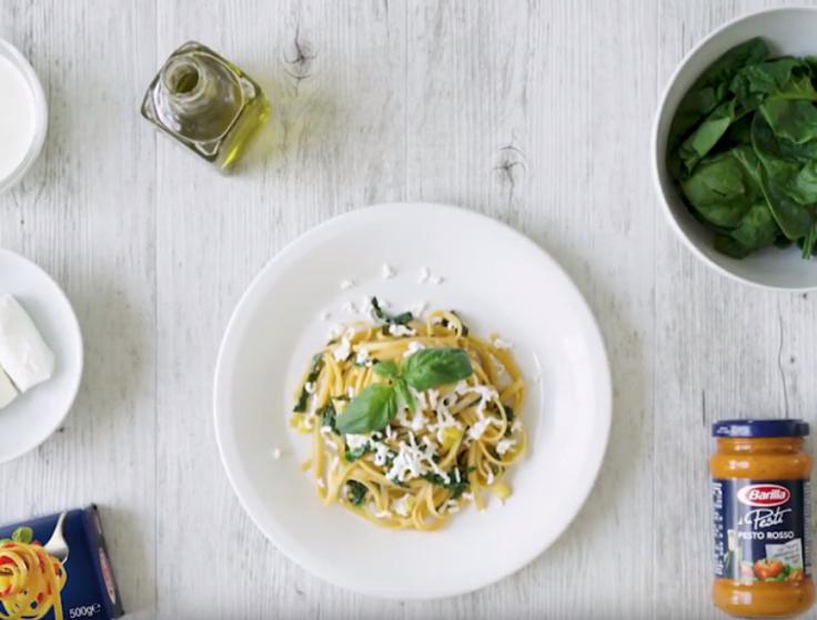 Barilla špageti rdeči pesto Barilla špageti rdeči pesto | Foto: