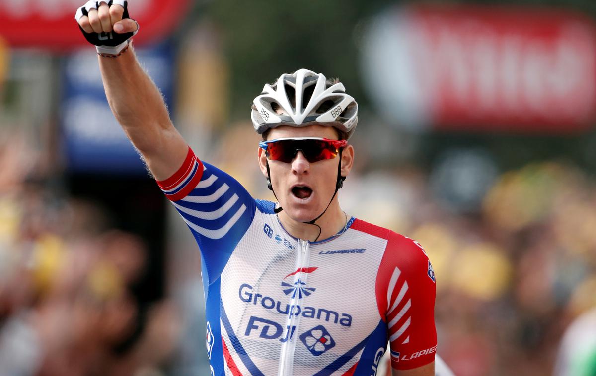 Arnaud Demare | Arnaud Demare je zmagovalec pete etape letošnjega Gira. | Foto Reuters