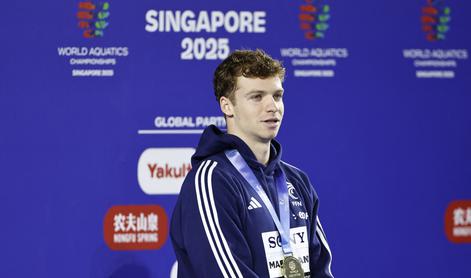Marchand po svetovnem rekordu še do naslova na 200 m mešano