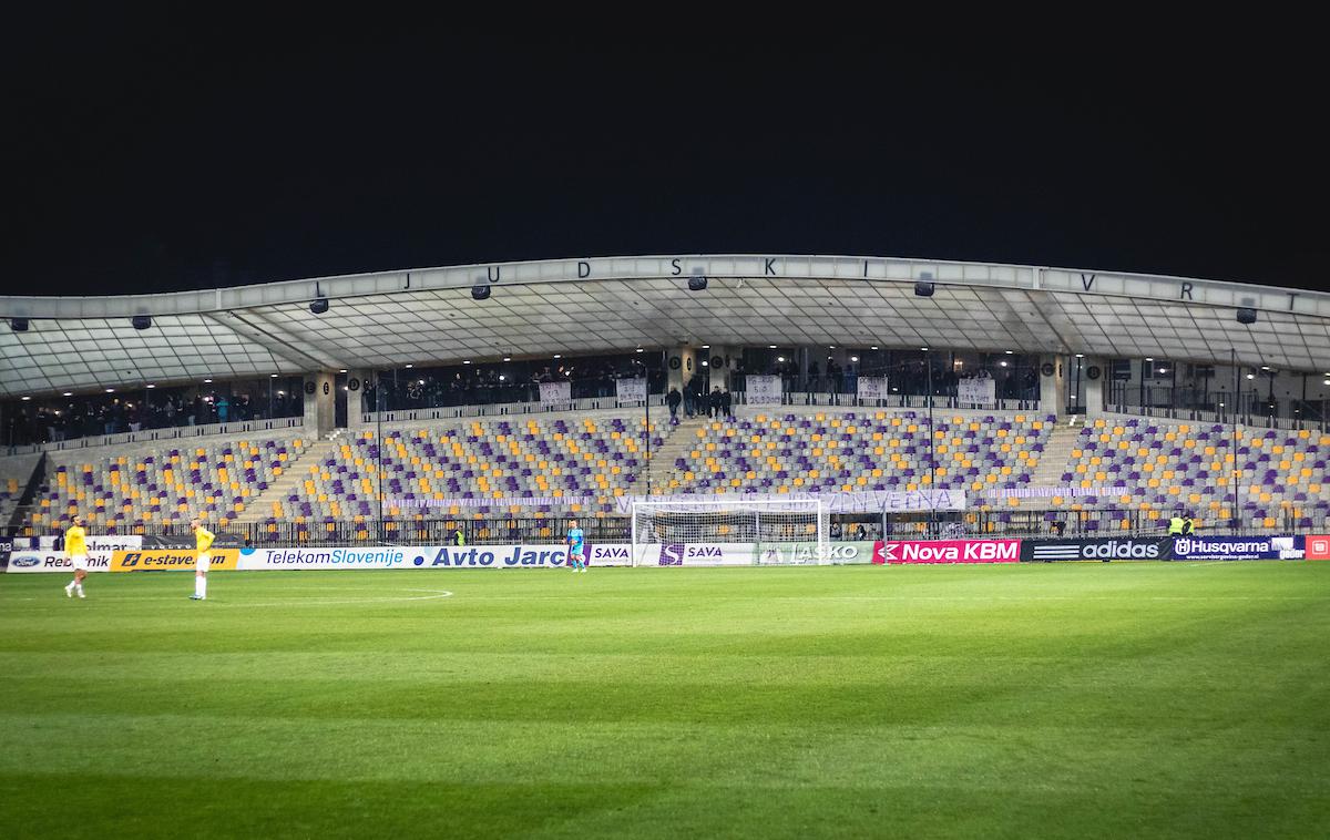 Maribor Bravo | Slovenski prvoligaški stadioni bodo do nadaljnjega na tekmah Prve lige Telekom Slovenije samevali. | Foto Blaž Weindorfer/Sportida