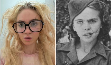 Muskova bivša si je tetovirala obraz, primerja se s slovensko partizanko