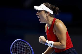 Sabalenka in Pegula v polfinale zaključnega turnirja