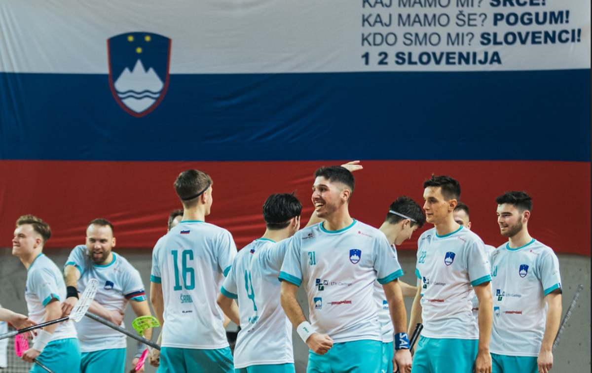 slovenska reprezentanca v floorballu | Slovenci bodo decembra igrali na premiernem svetovnem prvenstvu. | Foto  