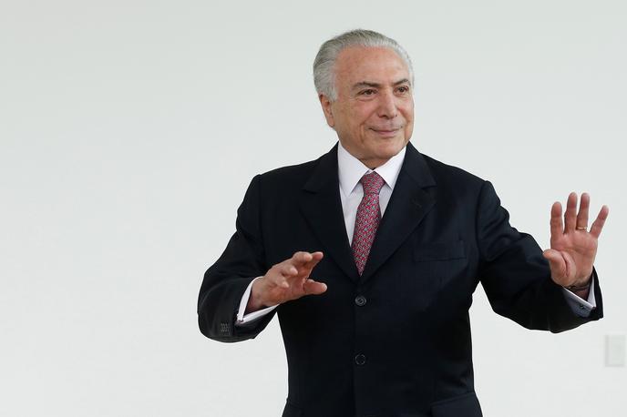 Michel Tamer | Michel Temer velja za najbolj nepriljubljenega predsednika v zgodovini Brazilije. | Foto Reuters