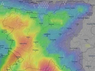 Po zasneženem koncu tedna nas čaka vremenski preobrat #animacija