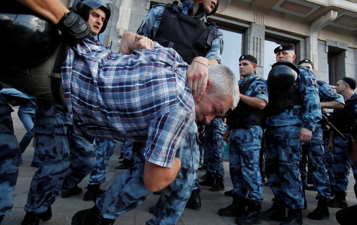 Protest v Moskvi | Organizatorji včerajšnjega protesta načrtujejo za prihodnjo soboto še večje proteste. | Foto Reuters