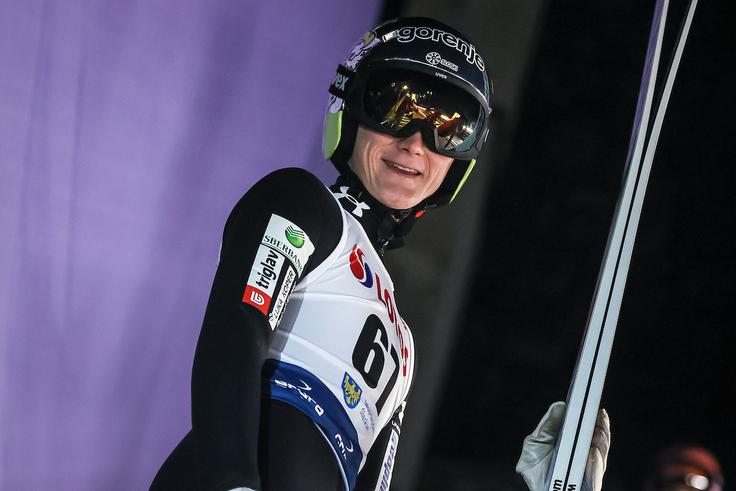 Cene Prevc ima razlog za nasmeh. Začetek sezone je zanj odličen. | Foto: Sportida