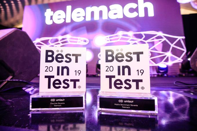 Certifikat za najboljše fiksno in mobilno omrežje po uporabniški izkušnji v Sloveniji ima Telemach. | Foto: 